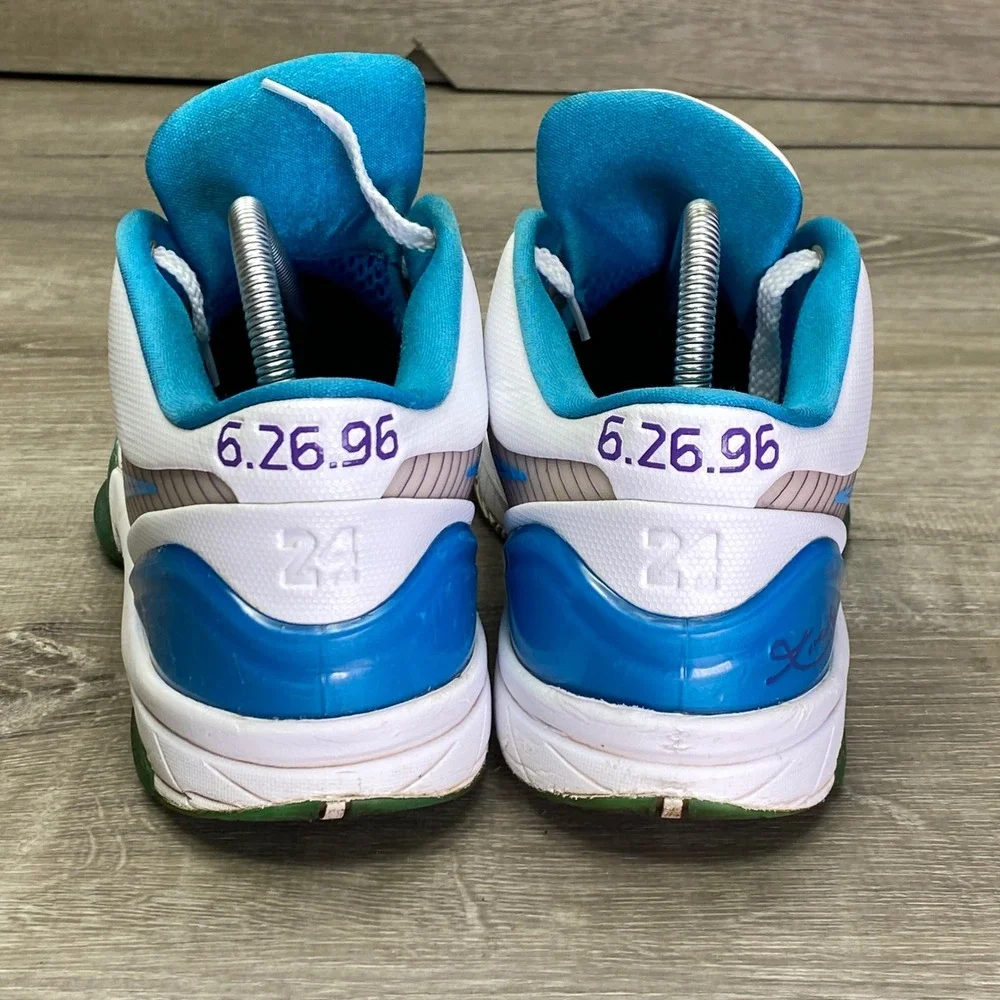 Nike Kobe 4‎ Protro Draft Day Mens 9.5 White Blue Purple AV6339-100 Sneaker